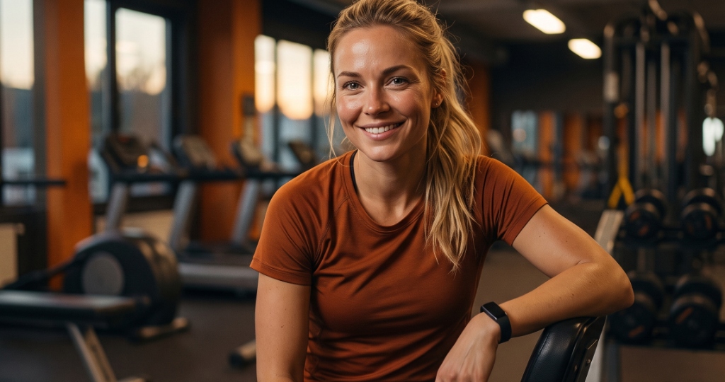 Klara på gymmet efter träningspasset